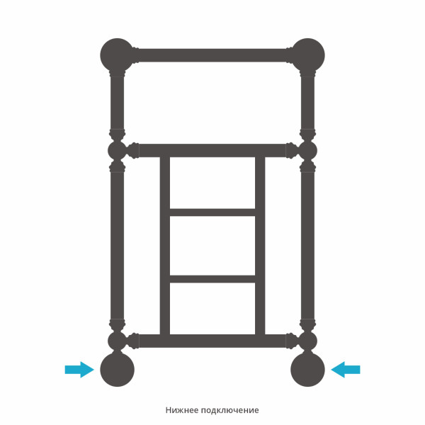Полотенцесушитель водяной Сунержа Ренессанс 1452 660x400 золотой (03-0282-6640) Полотенцесушитель водяной Сунержа Ренессанс 1452 660x400 золотой (03-0282-6640)