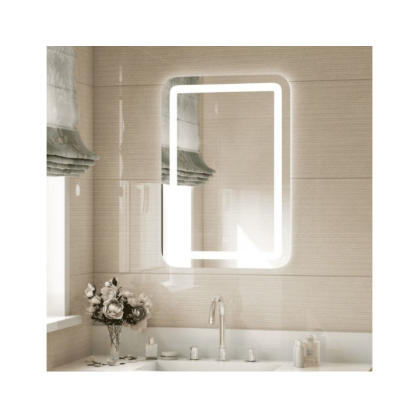 Зеркало с подсветкой Континент Lucia Led 500х700 (ЗЛП1239) Зеркало с подсветкой Континент Lucia Led 500х700 (ЗЛП1239)