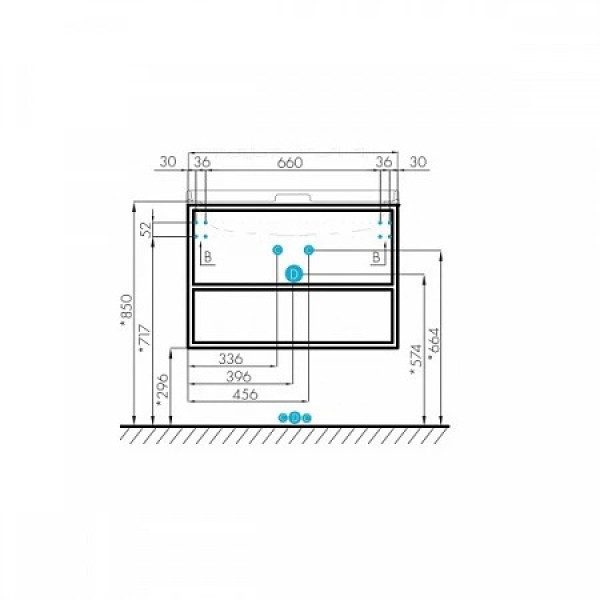 Тумба Aquaton Лофт Фабрик 80 Дуб Эндгрейн/732799C000 Раковина VICTORIA-N 80 (1A2424K7LTDU0)