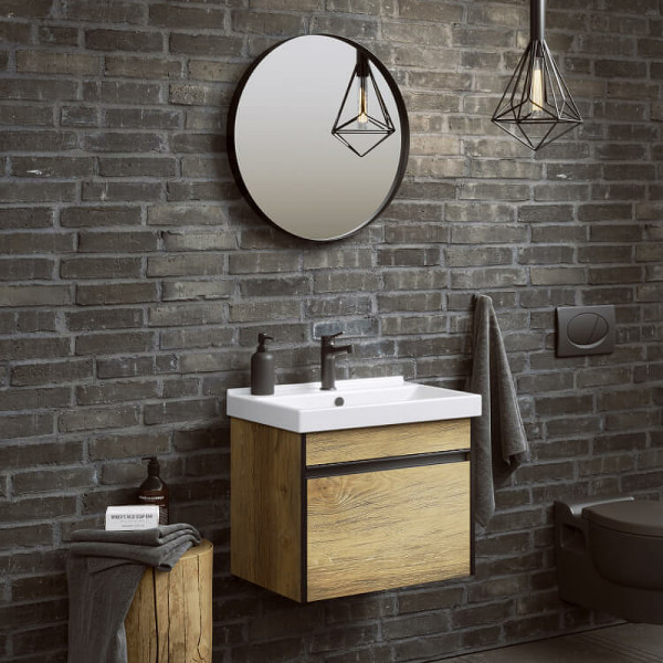 Тумба подвесная Aqwella Urban 605x405x510 дуб балтийский (URB0106DB)