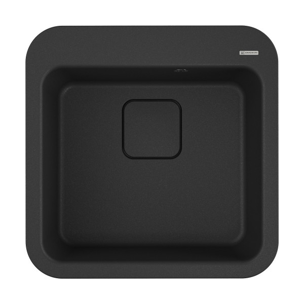 Мойка для кухни врезная Omoikiri Tasogare 51-BL 510х510 черный (4993742)