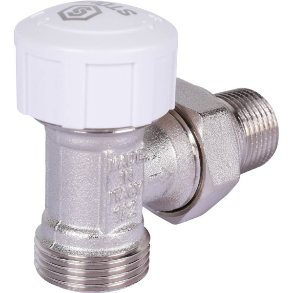 Клапан термостатический угловой 1/2"х3/4"(18) евроконус Stout SVT-0002-100015 Клапан термостатический угловой 1/2"х3/4"(18) евроконус Stout SVT-0002-100015