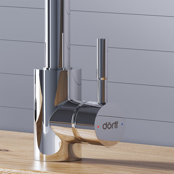 Смеситель для кухни Dorff Logic хром (D3007500) Смеситель для кухни Dorff Logic хром (D3007500)