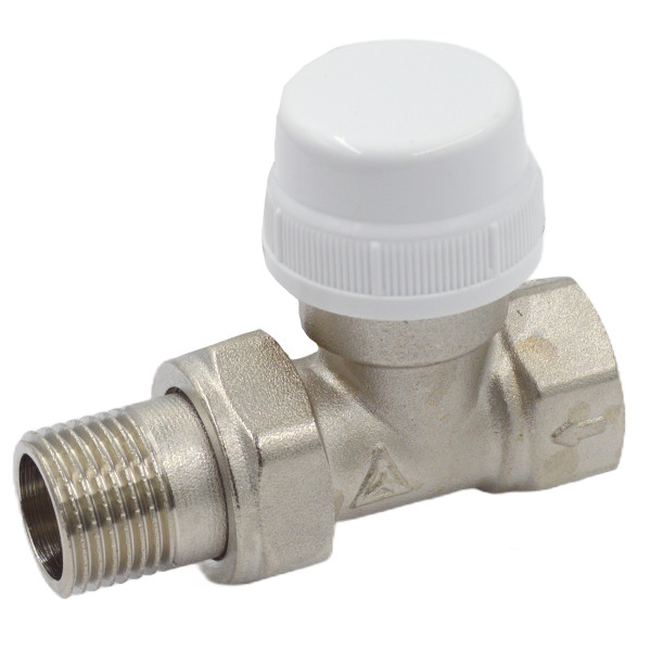 Клапан термостатический прямой 1/2" Okseler (никель) (oks00381)