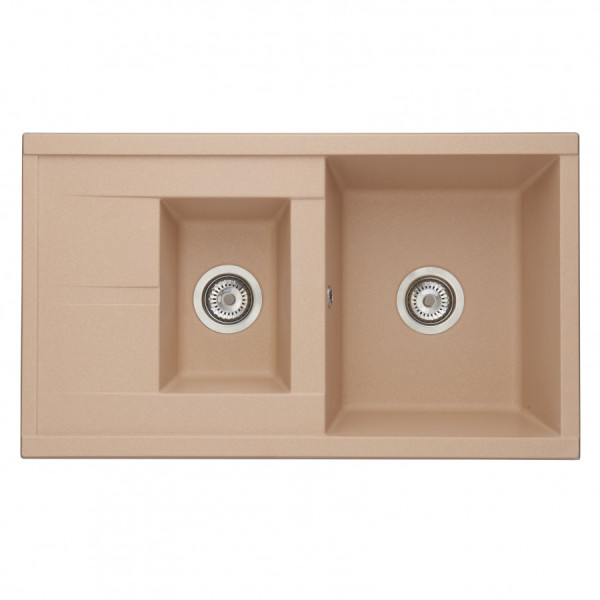 Мойка для кухни врезная Aquaton Делия 87 510x870x218 латте (1.A716.2.32D.E26.0) Мойка для кухни врезная Aquaton Делия 87 510x870x218 латте (1.A716.2.32D.E26.0)