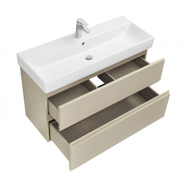 Тумба подвесная Roca Oleta 961x374x548 коричнево-бежевый (A857641515) Тумба подвесная Roca Oleta 961x374x548 коричнево-бежевый (A857641515)