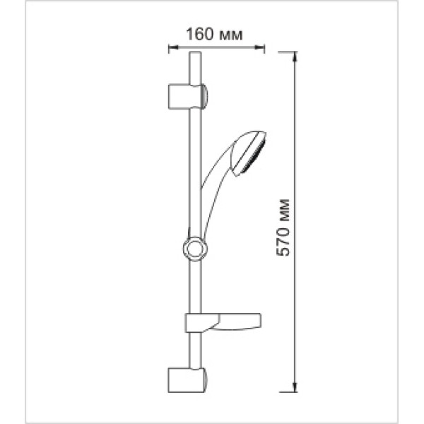 Душевой гарнитур WasserKRAFT (A005) Душевой гарнитур WasserKRAFT (A005)