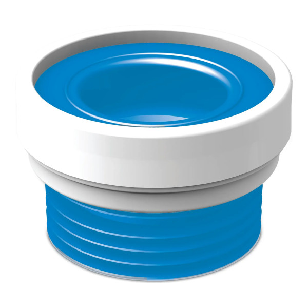 Отвод для унитаза прямой 90 мм Nova (белый) (7150)