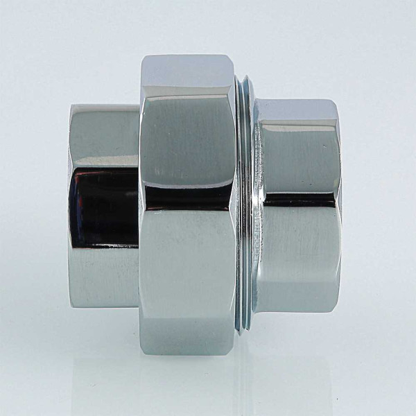 Сгон прямой 1/2" ВВ Valtec (хром) (VTr.340.C.0004)