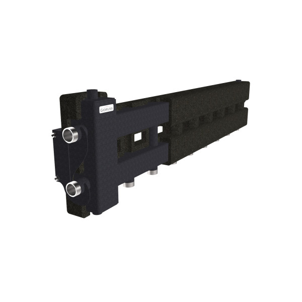 Коллектор балансировочный Gidruss BM-60-5D.EPP (до 60 кВт, вх. G 1", 4+1 контура G 1", 4D-кронштейны K.UMS, EPP-термоизоляция, ст. 09Г2С) Коллектор балансировочный Gidruss BM-60-5D.EPP (до 60 кВт, вх. G 1", 4+1 контура G 1", 4D-кронштейны K.UMS, EPP-термоизоляция, ст. 09Г2С)