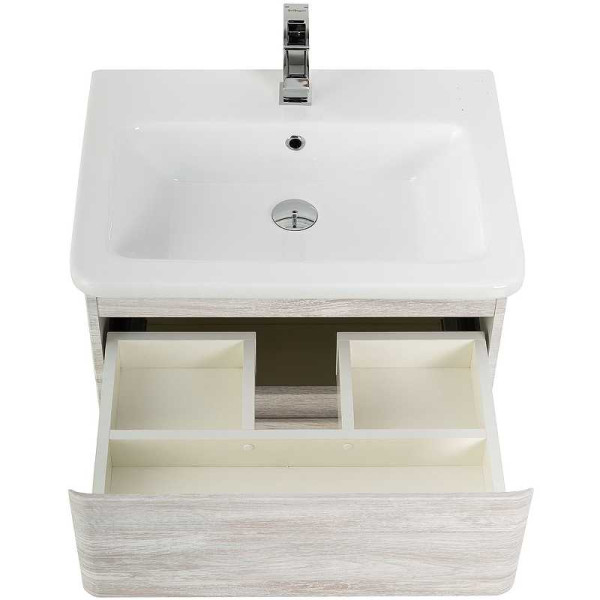 Тумба подвесная BelBagno Albano-CER 60 Rovere Vintage Bianco (ALBANO-CER-600-2C-SO-RVB) Тумба подвесная BelBagno Albano-CER 60 Rovere Vintage Bianco (ALBANO-CER-600-2C-SO-RVB)