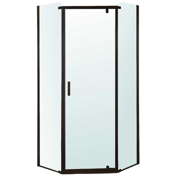 Душевой уголок Berges Solo T Black 900*900*1900 стекло прозрачное, профиль черный матовый (61106) Душевой уголок Berges Solo T Black 900*900*1900 стекло прозрачное, профиль черный матовый (61106)