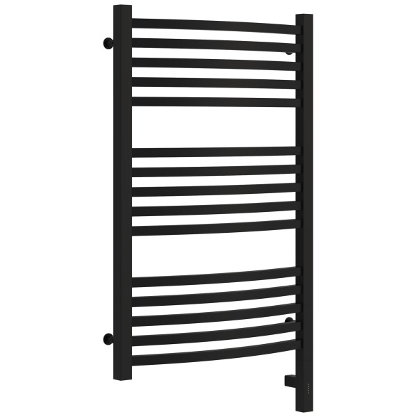 Полотенцесушитель электрический Сунержа Аркус 3.0 800x500 провод справа матовый чёрный (31-5705-8050)