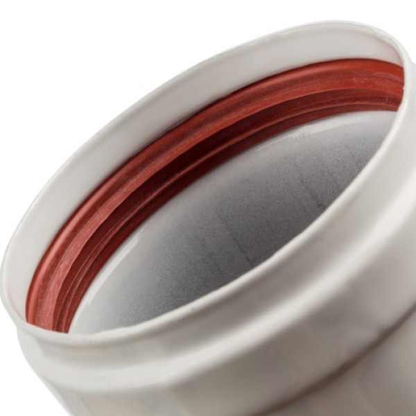 Элемент дымохода соединительный адаптер внутренний для труб DN 80 п/п SCA-0080-010135 Элемент дымохода соединительный адаптер внутренний для труб DN 80 п/п SCA-0080-010135