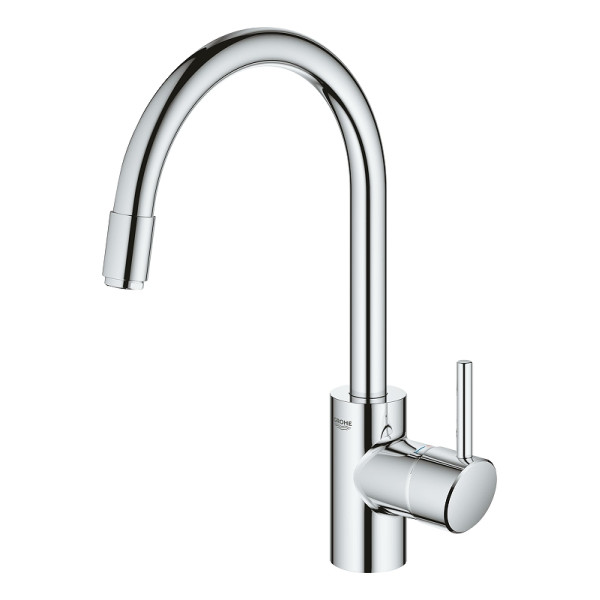 Смеситель для кухни Grohe Concetto New с выдвижным изливом хром (32663003) Смеситель для кухни Grohe Concetto New с выдвижным изливом хром (32663003)