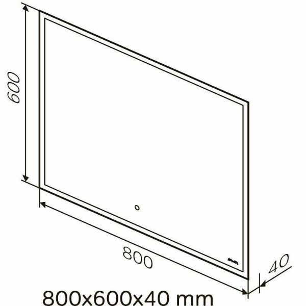 Зеркало с подсветкой AM.PM Spirit 2.0 80 (M71AMOX0801SA) Зеркало с подсветкой AM.PM Spirit 2.0 80 (M71AMOX0801SA)