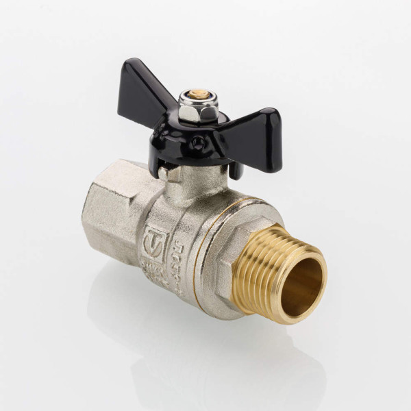 Кран 3/4" ВН шаровый Valtec Perfect-ГОСТ (черная бабочка) VT.418.N.05 Кран 3/4" ВН шаровый Valtec Perfect-ГОСТ (черная бабочка) VT.418.N.05
