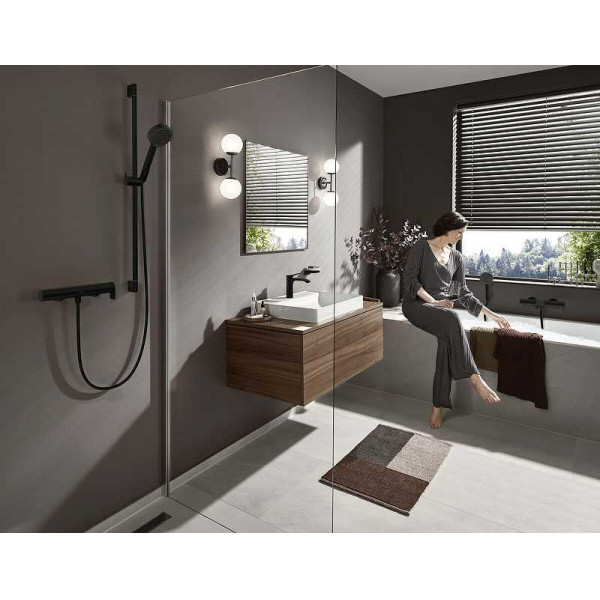 Смеситель для душа Hansgrohe Finoris черный (75620670) Смеситель для душа Hansgrohe Finoris черный (75620670)