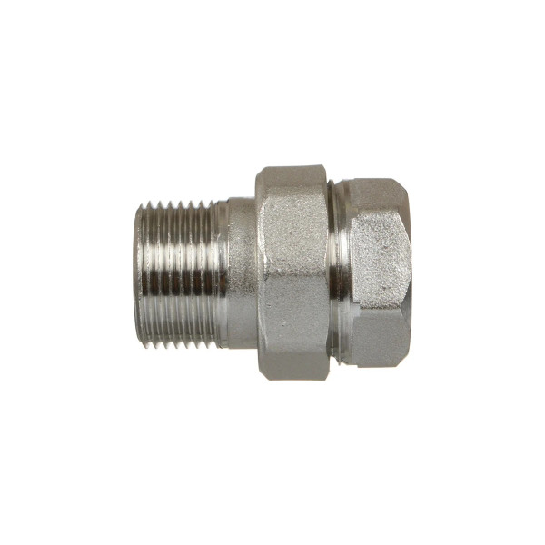 Сгон прямой 1" ВН TeRma Lite (никель) (06293L)