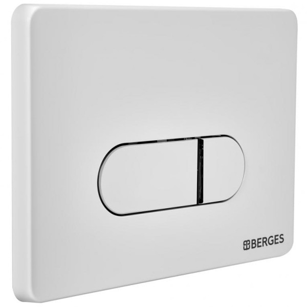Клавиша смыва Berges Novum D1 белая (40031)