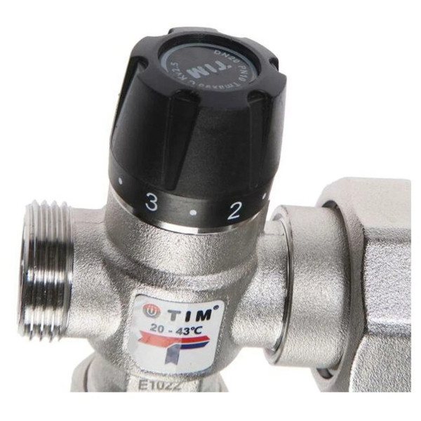 Насосно-смесительный узел TIM с термостатическим клапаном 20-43° 130мм/180мм, без насоса TIM (JH-1035) Насосно-смесительный узел TIM с термостатическим клапаном 20-43° 130мм/180мм, без насоса TIM (JH-1035)
