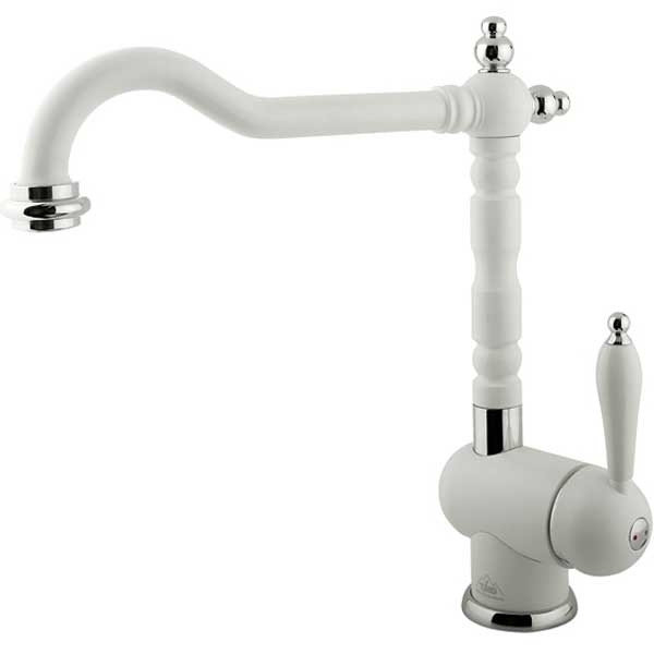 Смеситель для кухни Timo Morea белый (2406F white-matt)