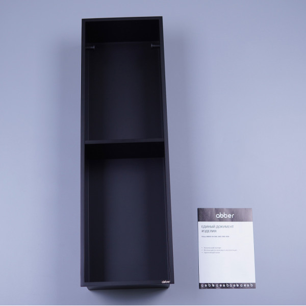 Ниша настенная скрытая Abber Nischen 22x12x72 черная матовая (AN3002MB) Ниша настенная скрытая Abber Nischen 22x12x72 черная матовая (AN3002MB)