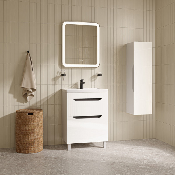 Тумба напольная Iddis Ray 60 см белый подходит умыв. 4076000i28 (RAY60WFi95) Тумба напольная Iddis Ray 60 см белый подходит умыв. 4076000i28 (RAY60WFi95)