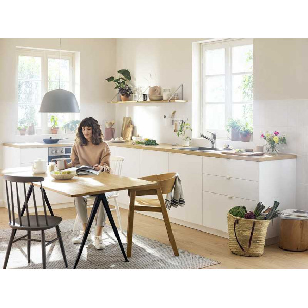 Смеситель для кухни Hansgrohe Zesis M хром, с видвижным изливом (74800800)