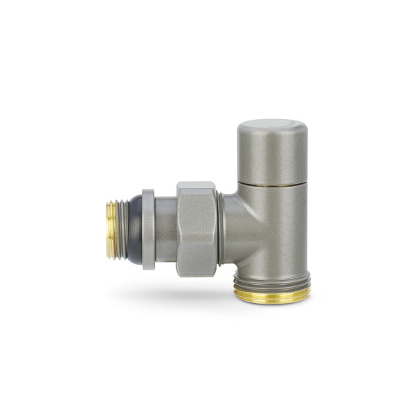 Клапан настроечный угловой 1/2"х3/4"(18)ЕК Varmega VMDV03 (серый) (VMDV03-310415)