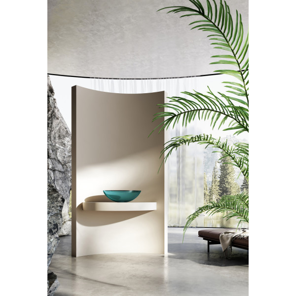 Раковина накладная Abber Kristall 500x350 бирюзовый (AT2802Aquamarin) Раковина накладная Abber Kristall 500x350 бирюзовый (AT2802Aquamarin)