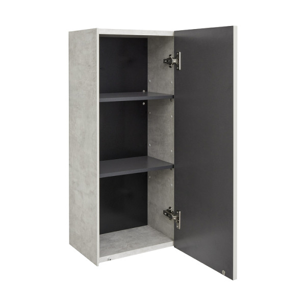 Шкаф подвесной Aquaton Сохо Слэйт/Галька серая (1A258403AJ9A0)