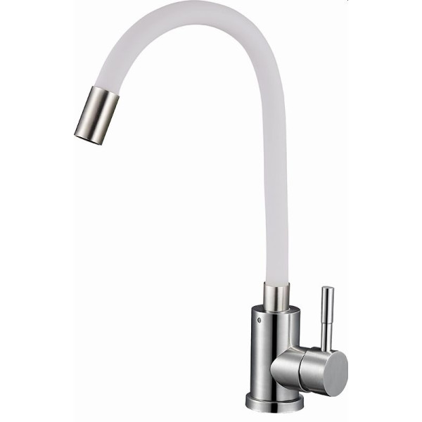 Смеситель для кухни G.lauf хром гибкий излив серый (EZA4-F090GY)