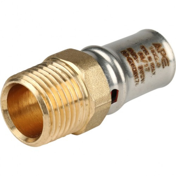 Соединение прямое 16*1/2"Н Stout (пресс) SFP-0001-001216 Соединение прямое 16*1/2"Н Stout (пресс) SFP-0001-001216