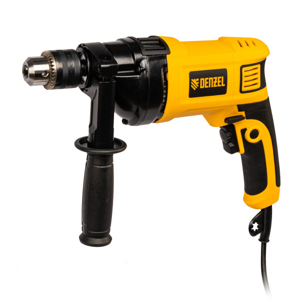 Дрель ударная Denzel ID-850, 850 Вт, 0-3000 об/мин, 48000 уд/мин (26309)