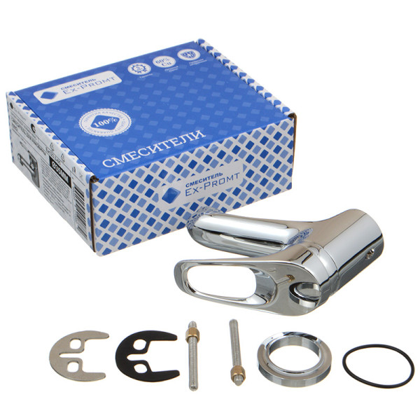 Смеситель для раковины Ex-promt Ring хром (Ex123.3-05) Смеситель для раковины Ex-promt Ring хром (Ex123.3-05)