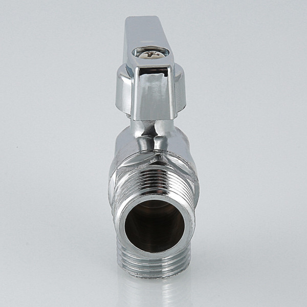 Кран угловой 1/2"х3/4" НН шаровый Valtec (хром) VT.392.N.05 Кран угловой 1/2"х3/4" НН шаровый Valtec (хром) VT.392.N.05