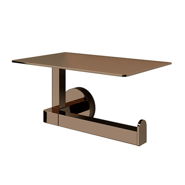 Держатель для туалетной бумаги WasserKRAFT Asphe золото розовое (K-77725)