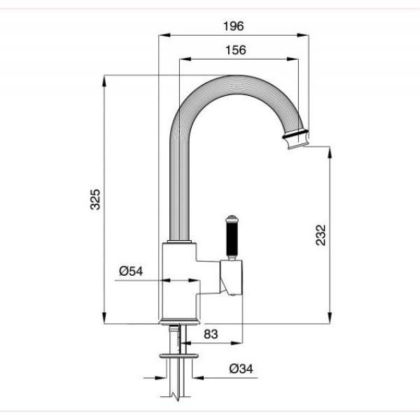 Смеситель для раковины Cezares Aphrodite хром, ручка - белая (APHRODITE-LS2-01-Bi) Смеситель для раковины Cezares Aphrodite хром, ручка - белая (APHRODITE-LS2-01-Bi)