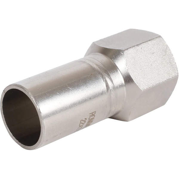 Вставка резьбовая 22х1/2"В Rommer из нержавеющей стали (пресс) (RSS-0023-002212) Вставка резьбовая 22х1/2"В Rommer из нержавеющей стали (пресс) (RSS-0023-002212)