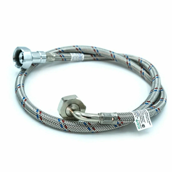 Шланг заливной для стиральной машины 4500 мм 3/4" ВВ Monoflex SS 12 мм с АкваСтопом (нерж. сталь) (Н01486)