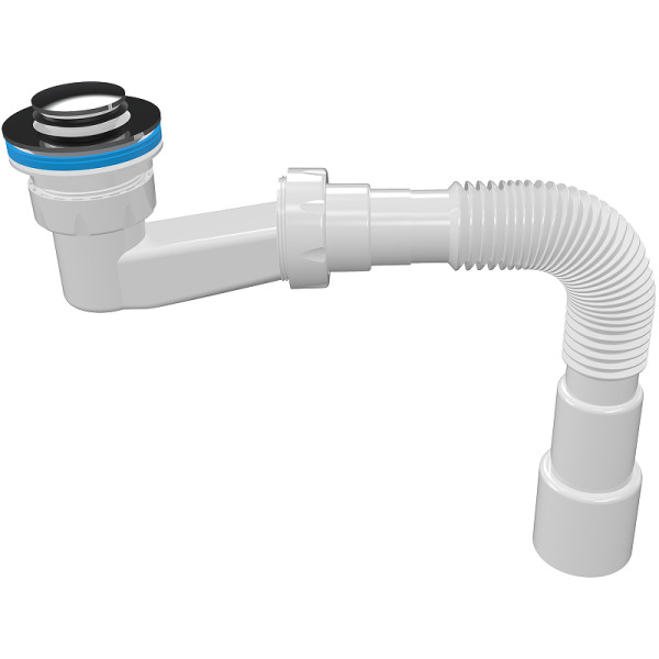 Сифон для душевого поддона Nova 1 1/2"х65 клик-клак с гибкой трубой 1 1/2"х40/50 (1650) Сифон для душевого поддона Nova 1 1/2"х65 клик-клак с гибкой трубой 1 1/2"х40/50 (1650)
