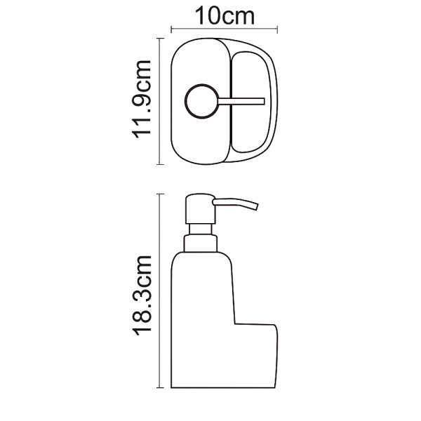 Дозатор WasserKRAFT бежевый (K-8499)