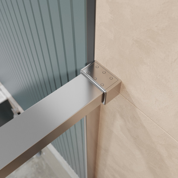 Душевая дверь BelBagno Soft Close-1 150x200 стекло прозрачное, профиль хром глянцевый (SOFT_CLOSE-1-BF-1-150-C-Cr)