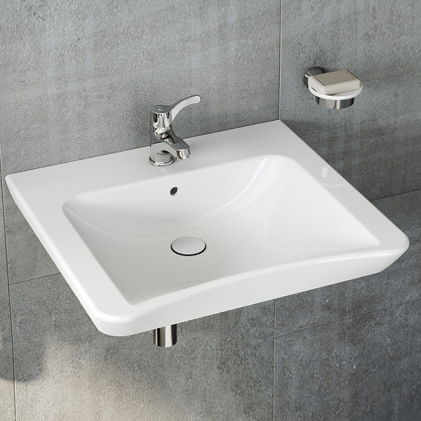 Раковина подвесная Vitra Conforma для людей с ограниченными возможностями (5289B003-0001) Раковина подвесная Vitra Conforma для людей с ограниченными возможностями (5289B003-0001)