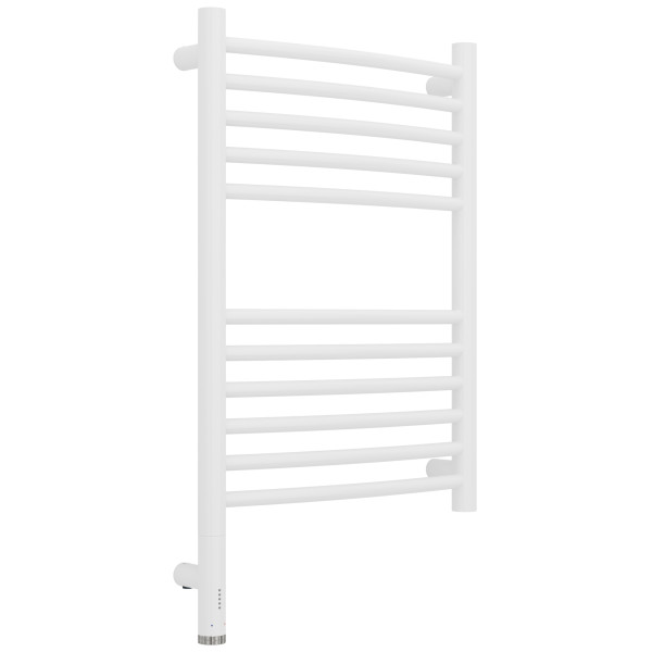 Полотенцесушитель электрический Сунержа Богема 3.1 выгнутая 600x400 провод слева матовый белый (30-6002-6040)