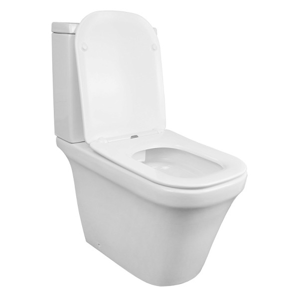 Унитаз напольный Candy безободковый с бачком и сиденьем микролифт 635x365x775 (AZ-1503B)