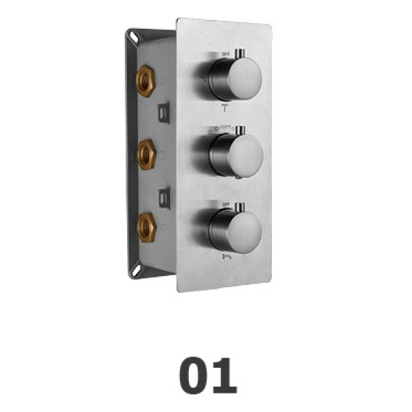 Смеситель для душа RGW Shower Panels встраиваемый хром (21140541-11) Смеситель для душа RGW Shower Panels встраиваемый хром (21140541-11)