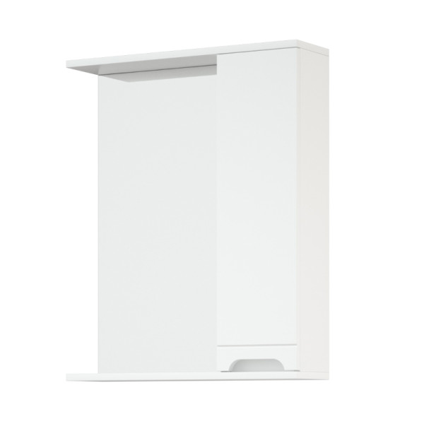 Шкаф зеркальный Melodia Омега 60 белый (MFR80007WT)