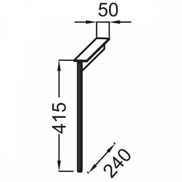 Ножки для колонны Jacob Delafon черные (EB3053-BLV) Ножки для колонны Jacob Delafon черные (EB3053-BLV)
